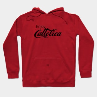 Enjoy CATTOLICA - jet black Hoodie